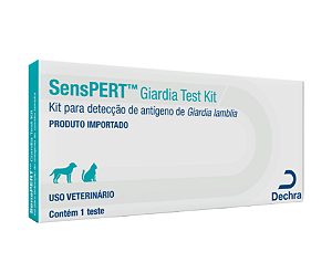 Teste Rápido Senspert Giardia - Detecção de Giardia em Cães e Gatos