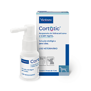 Cortotic Virbac 16ml – Solução Otológica para Cães e Gatos