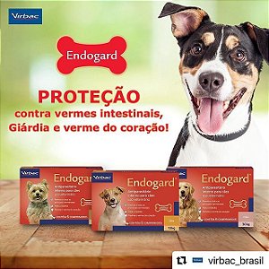 Vermífugo Endogard 2,5 kg com 6 comprimidos