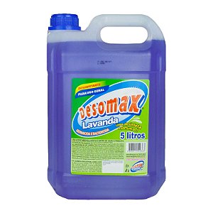 Desinfetante Perfumado Lavanda Ação Bactericida 5L Desomax