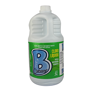 Cloro Líquido Alvejante e Desinfetante 5L | Barbarex