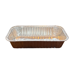 Bandeja Retangular de Aluminio 650ml para Bolo Inglês sem Tampa | Alumix
