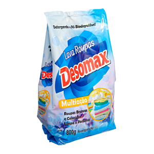 Detergente em Pó Biodegradável 800g • Desomax