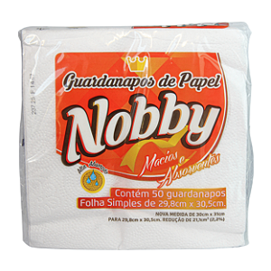 Guardanapo Folha Simples Nobby 30x31cm | Ipel