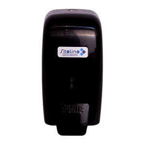 Dispenser com Reservatório para Sabonete Espuma Preto | Exaccta