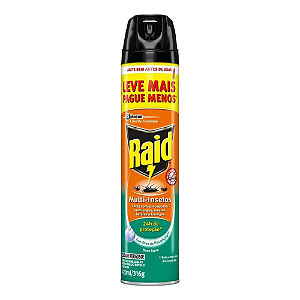 Inseticida Aerossol com Oléo de Eucalipto 420ml • Raid