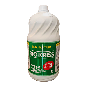 Água Sanitária com Cloro Ativo 5L • Bio-Kriss