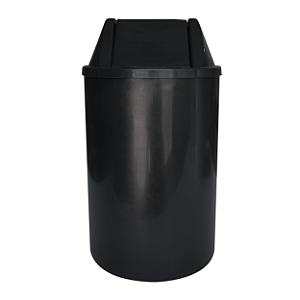 Cesto para Lixo 15L Preto com Tampa Basculante
