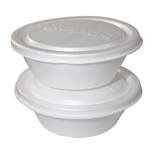 Marmitex de EPS 1100ml Grande com Tampa | Totalplast