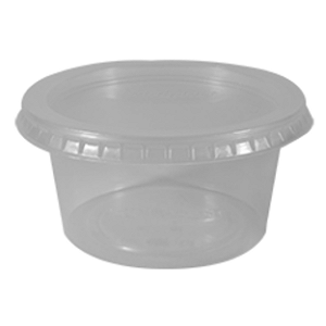 kit Pote e Tampa PP Redondo  140ml | Totalplast