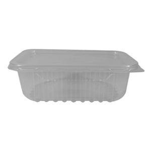 Kit Pote e Tampa PP Retangular 500ml | Totalplast