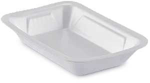 Bandeja de EPS Retangular Funda FF05 Branca | Fibraform