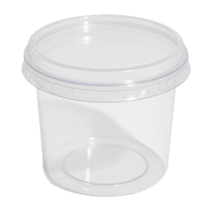 Kit Pote e Sobretampa PP 140ml Redondo com 24 Unidades | Rioplastic