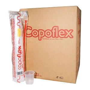 Copo Descartável 180ml PS Translucido | Copoflex