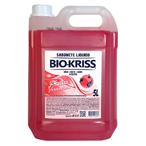 Sabonete Liquido Cremoso Frutas Vermelhas 5L | Bio-Kriss