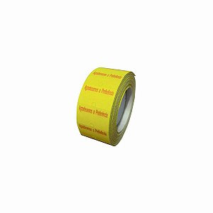 Rolo de Etiqueta Amarela de Preço para Etiquetadora MX5500