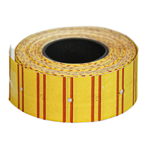 Rolo de Etiqueta Amarela de Preço para Etiquetadora MX5500