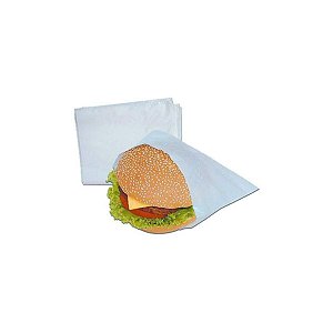 Saco Plástico PE Leitoso 22x16cm para Lanches com 1kg, 400 Sacos