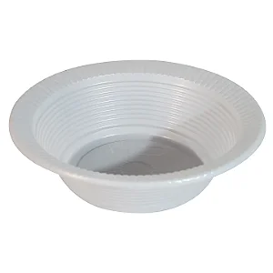 Prato Plástico Descartável Fundo 15cm Branco • Copoplast