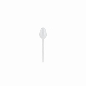 Mini Colher Descartável para Café Cristal Strawplast