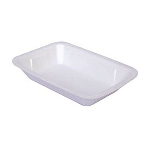 Bandeja de EPS Funda Nº52 para Sorvete 11x16x03cm Branca Fibraform