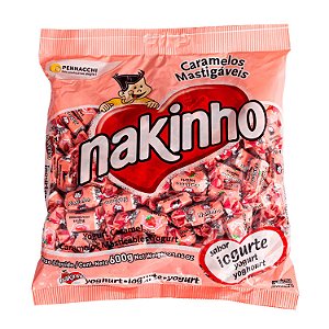 Pacote de Balas Iogurte 600g Nakinho