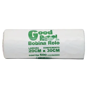 Saco em Bobina Plástica Picotada 20x30cm para Alimentos com 500 Sacos
