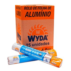 Folha de Alumínio 30cmx4,0m Wyda