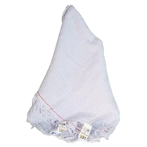Saco Alvejado Pano de Chão Branco 40x65cm com 1 Unidade