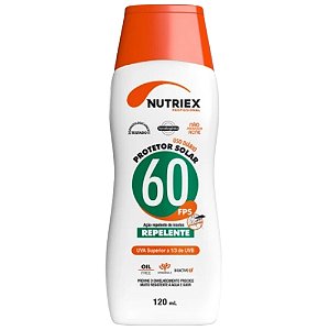 PROTETOR SOLAR NUTRIEX FPS60 COM REPELENTE 120G