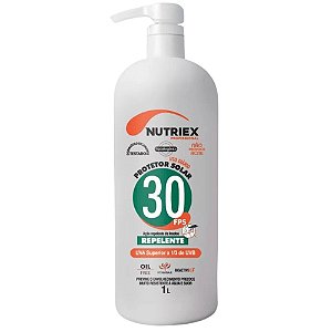 PROTETOR SOLAR NUTRIEX FPS30 COM REPELENTE 1L