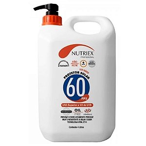 PROTETOR SOLAR NUTRIEX FPS60 4L