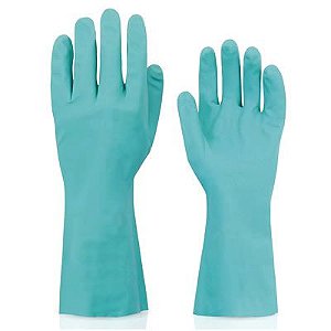 Luva Nitrílica sem Forro Standard Verde