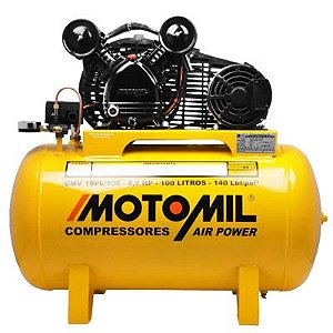 Compressor De Ar 10 Pés 100 Litros CMV-10PL/100 Motomil