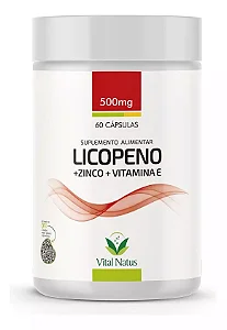 Licopeno + Zinco + Vitamina E - 500mg - 60 Cápsulas | Vital Natus
