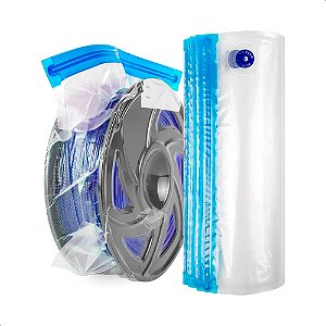 Saco de Armazenamento Zip Lock à Vácuo para Filamento 3D 20x