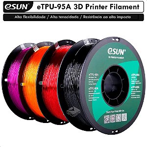 Filamento 3D Flexível eSun eTPU-95A