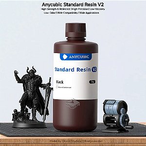 Resina 3D UV Anycubic Standard Resin V2 1Kg