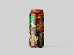 CERVEJA AMÁLGAMA DARK STRONG ALE C/ CAFÉ - LATA 473ml