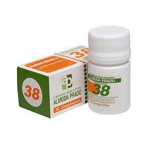 Complexo Homeopático Cocculus Almeida Prado Nº 38 Enjôo e Vômitos - 60 Comprimidos