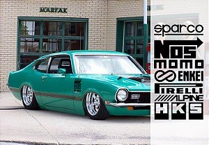 Adesivo Carro Tunning DTF UV Alta Resistência