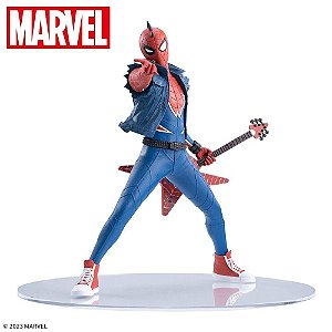 MARVEL COMICS Spider-Punk Figure Luminasta SEGA