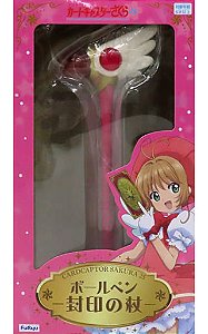 Caneta Sealing Wand Caneta Esferográfica - Sealing Wand - "Cardcaptor Sakura Anime 25th Anniversary"