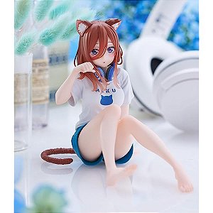 Desktop Cute Figure, Miku Nakano, Cat Room Wear Version