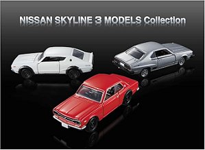 Takara Tomy Tomica Premium NISSAN SKYLINE 3 MODELS Collection Mini Car Toy