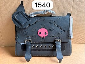 Kuromi Mochila Estilo Escola Japonesa Grande