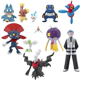 Pokemon Scale World Sinnoh Region 3 Set of 11 Figures
