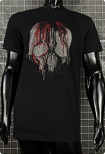 Camiseta masculina premium preta caveira granulada neon - JOHN VERDAZZI:  The Ultimate Fashion Luxury E-Shop - Site Oficial