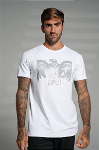 Camiseta slim premium white - aguia egípcia