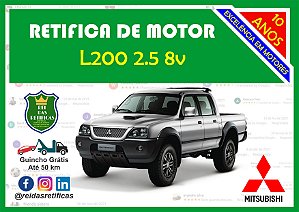 Retifica de Motores L200 2.5 8V